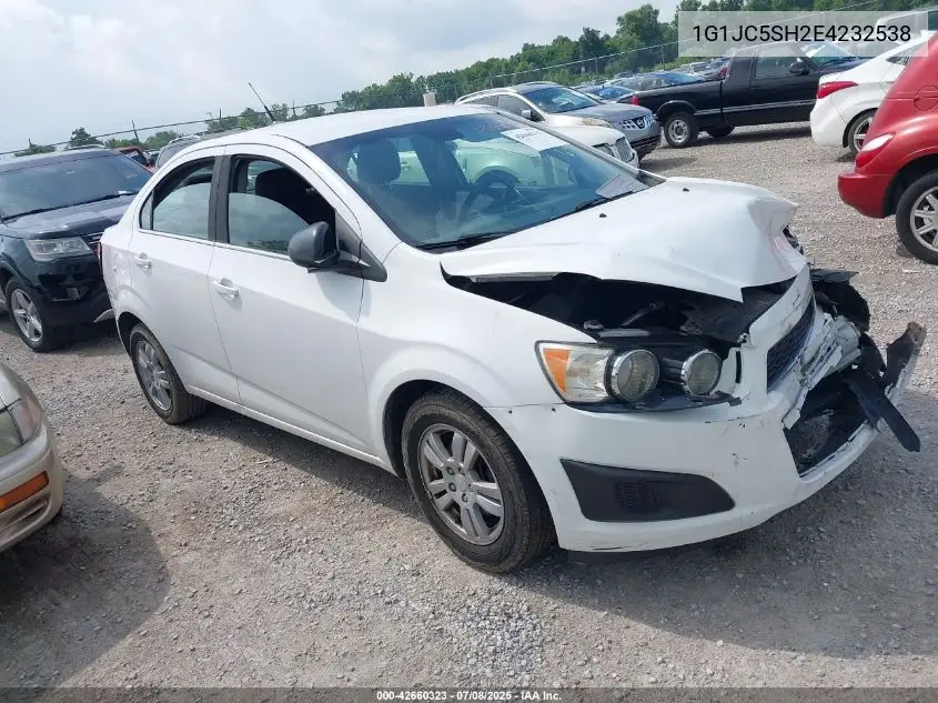 2014 Chevrolet Sonic Lt Auto VIN: 1G1JC5SH2E4232538 Lot: 42660323