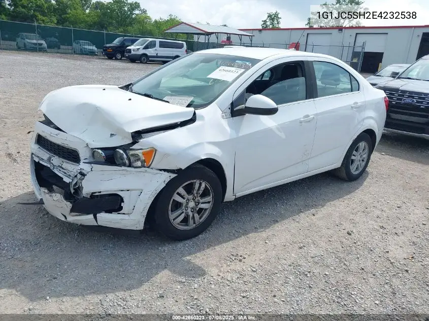 2014 Chevrolet Sonic Lt Auto VIN: 1G1JC5SH2E4232538 Lot: 42660323