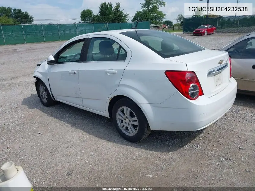 2014 Chevrolet Sonic Lt Auto VIN: 1G1JC5SH2E4232538 Lot: 42660323