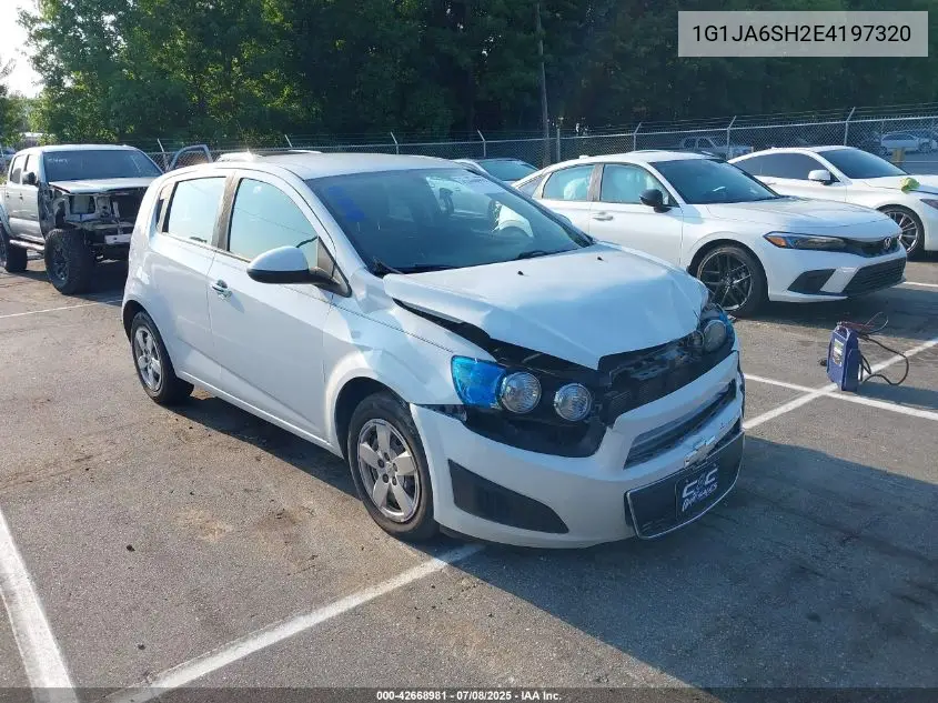 2014 Chevrolet Sonic Ls Auto VIN: 1G1JA6SH2E4197320 Lot: 42668981