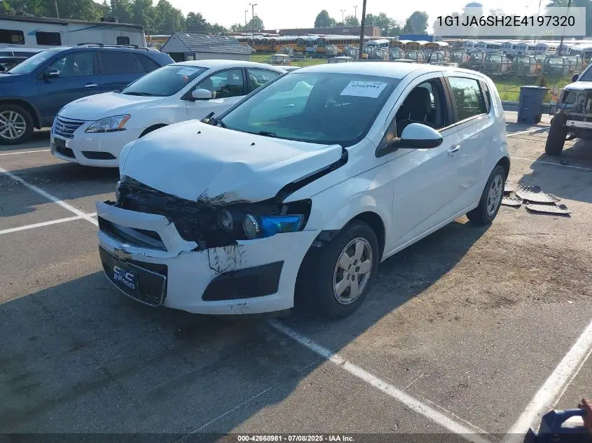 2014 Chevrolet Sonic Ls Auto VIN: 1G1JA6SH2E4197320 Lot: 42668981