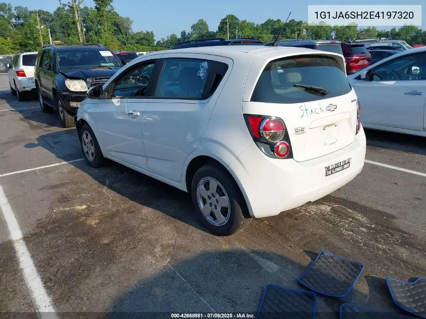 2014 Chevrolet Sonic Ls Auto VIN: 1G1JA6SH2E4197320 Lot: 42668981