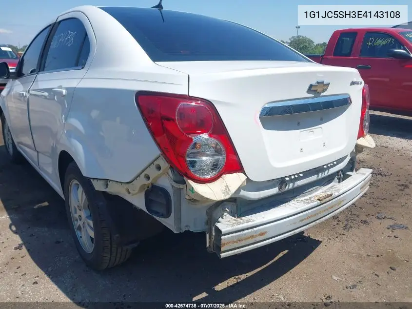2014 Chevrolet Sonic Lt Auto VIN: 1G1JC5SH3E4143108 Lot: 42674738