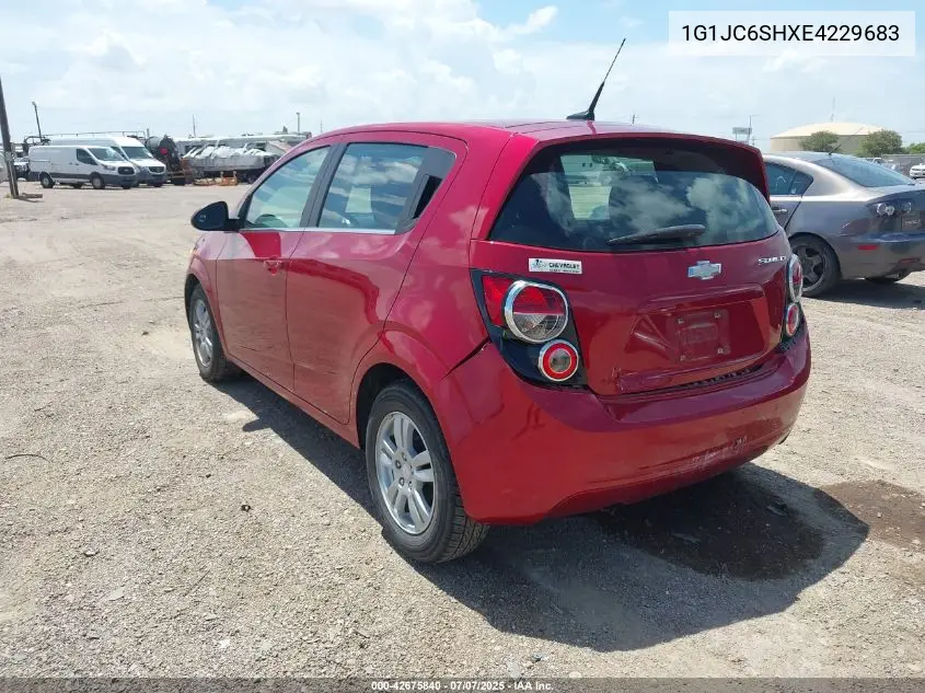2014 Chevrolet Sonic Lt Auto VIN: 1G1JC6SHXE4229683 Lot: 42675840