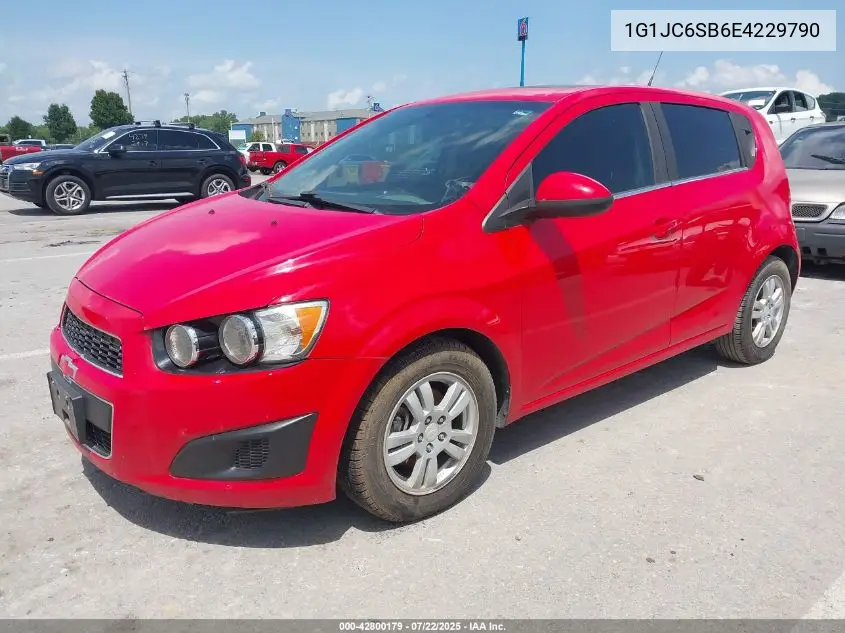 2014 Chevrolet Sonic Lt Auto VIN: 1G1JC6SB6E4229790 Lot: 42800179