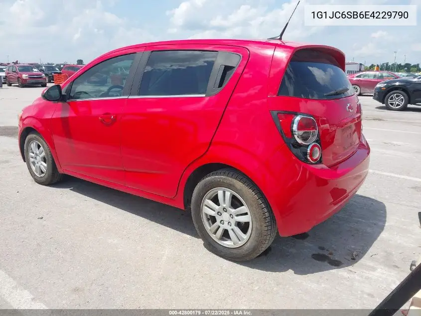 2014 Chevrolet Sonic Lt Auto VIN: 1G1JC6SB6E4229790 Lot: 42800179