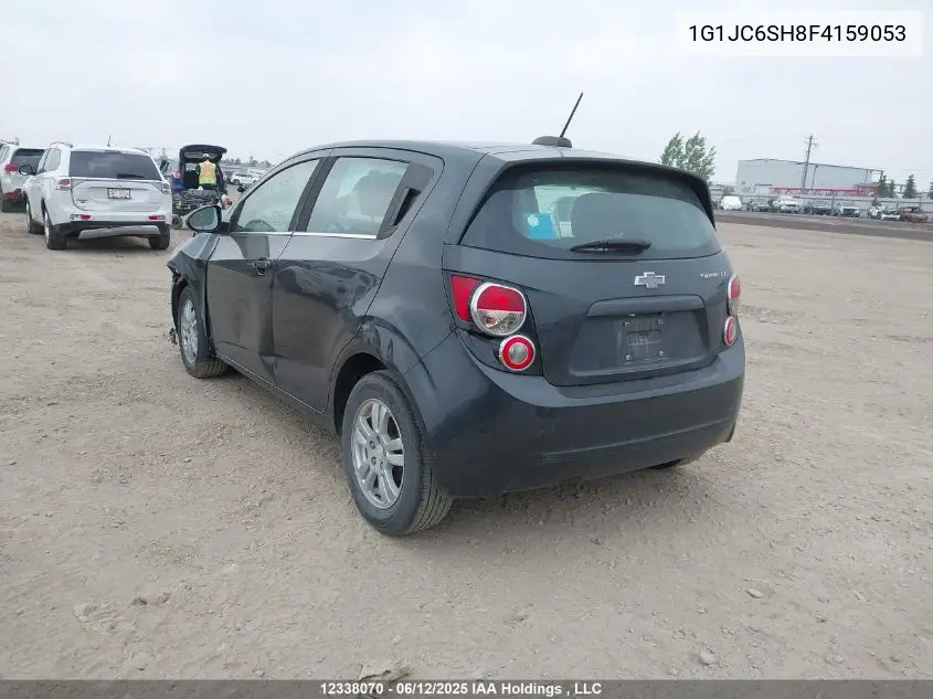 2015 Chevrolet Sonic Lt Auto/Lt Manual VIN: 1G1JC6SH8F4159053 Lot: 12338070