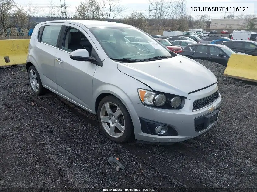 2015 Chevrolet Sonic Ltz Auto VIN: 1G1JE6SB7F4116121 Lot: 41937666