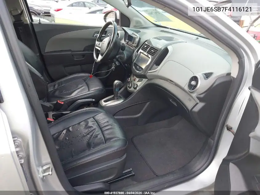 2015 Chevrolet Sonic Ltz Auto VIN: 1G1JE6SB7F4116121 Lot: 41937666