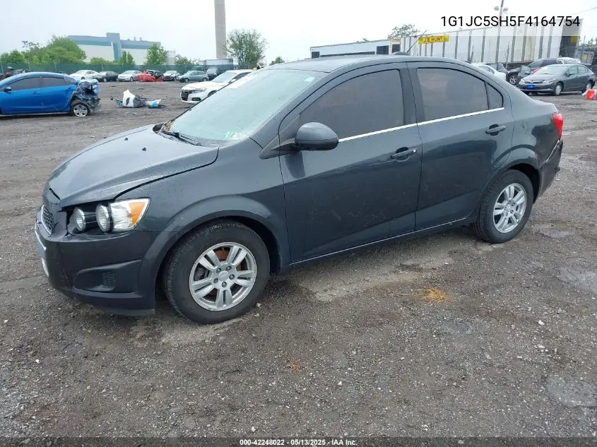 2015 Chevrolet Sonic Lt Auto VIN: 1G1JC5SH5F4164754 Lot: 42248022
