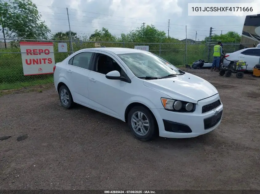 2015 Chevrolet Sonic Lt Auto VIN: 1G1JC5SHXF4171666 Lot: 42685424