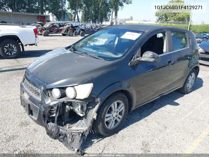 2015 Chevrolet Sonic Lt VIN: 1G1JC6SG1F4129271 Lot: 42688677