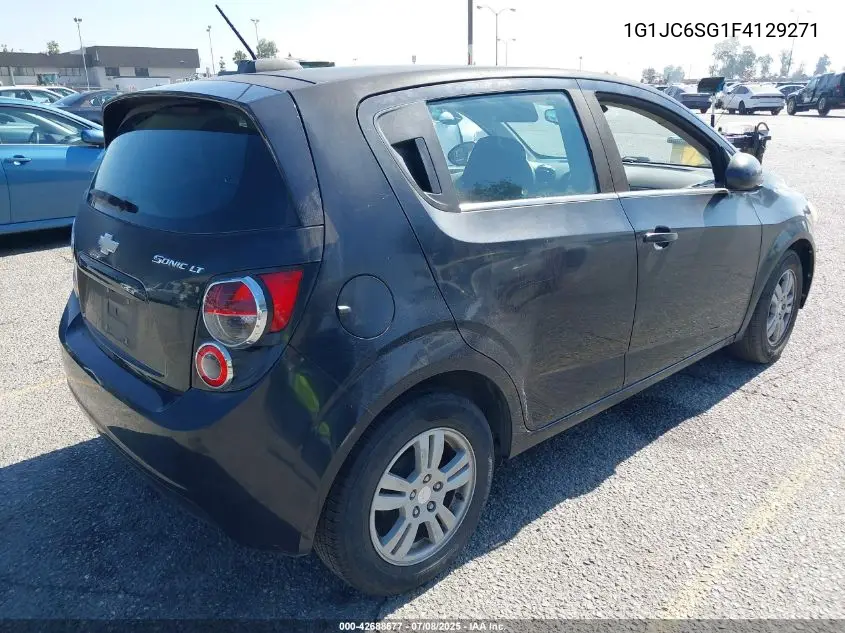 2015 Chevrolet Sonic Lt VIN: 1G1JC6SG1F4129271 Lot: 42688677