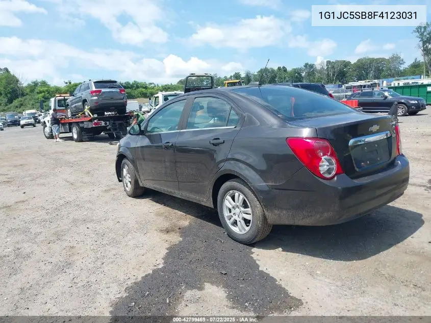 2015 Chevrolet Sonic Lt Auto VIN: 1G1JC5SB8F4123031 Lot: 42799469