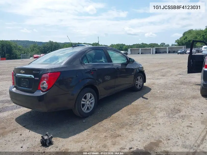 2015 Chevrolet Sonic Lt Auto VIN: 1G1JC5SB8F4123031 Lot: 42799469