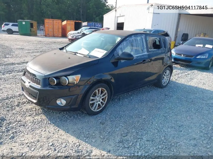 2016 Chevrolet Sonic Lt Auto VIN: 1G1JC6SH5G4117845 Lot: 42680419