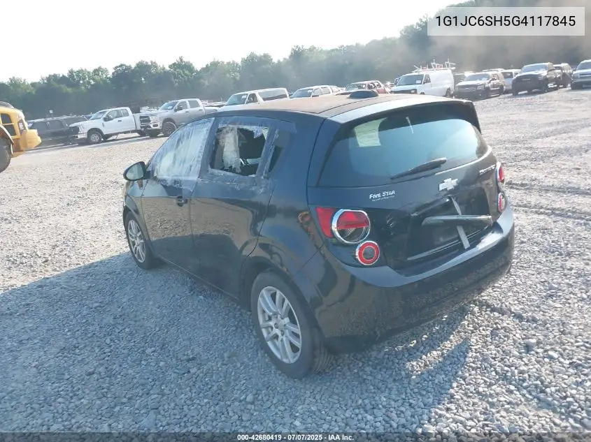2016 Chevrolet Sonic Lt Auto VIN: 1G1JC6SH5G4117845 Lot: 42680419