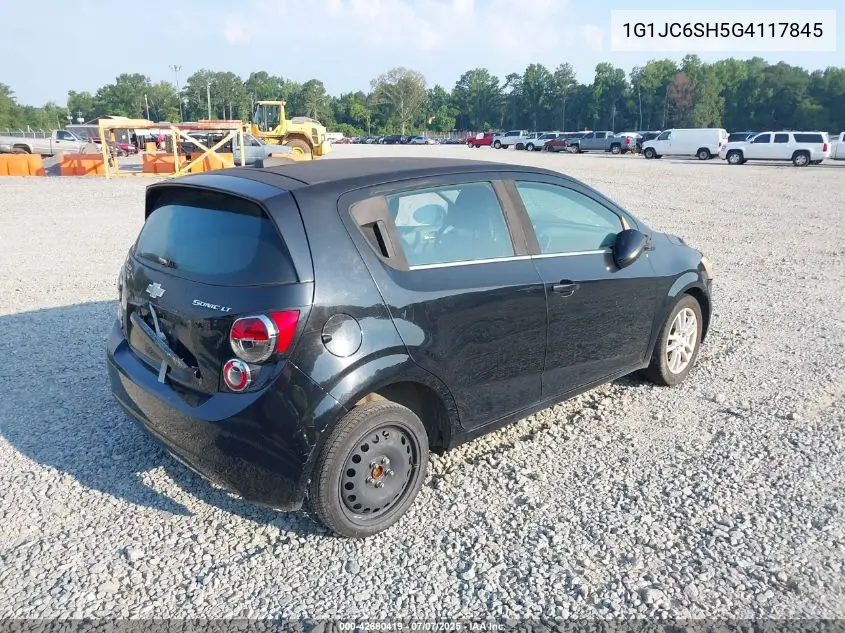 2016 Chevrolet Sonic Lt Auto VIN: 1G1JC6SH5G4117845 Lot: 42680419