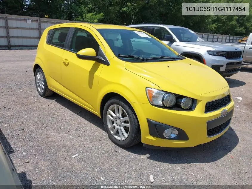 2016 Chevrolet Sonic Lt Auto VIN: 1G1JC6SH1G4117454 Lot: 42683873