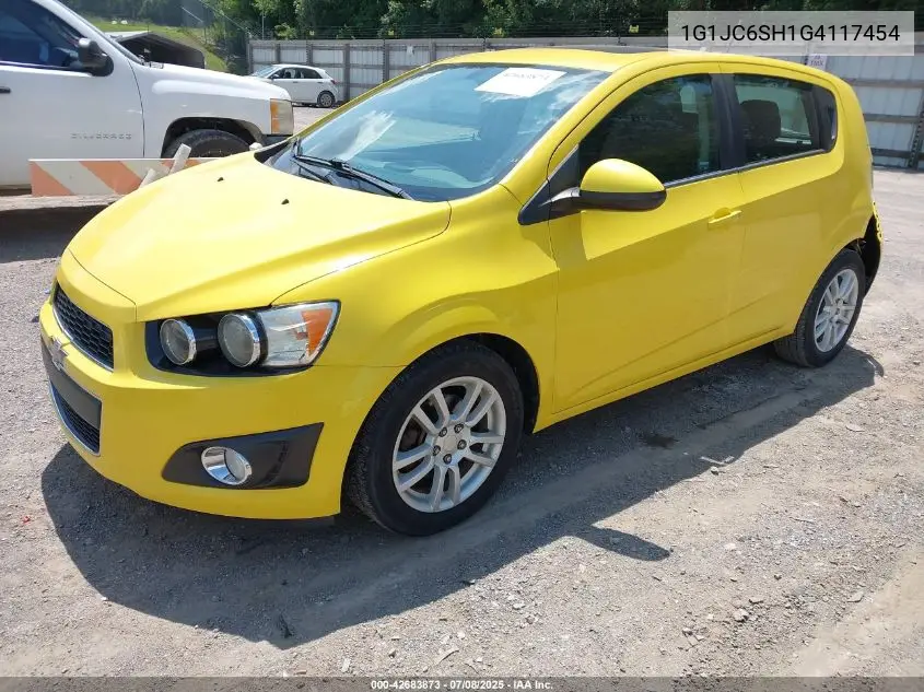 2016 Chevrolet Sonic Lt Auto VIN: 1G1JC6SH1G4117454 Lot: 42683873