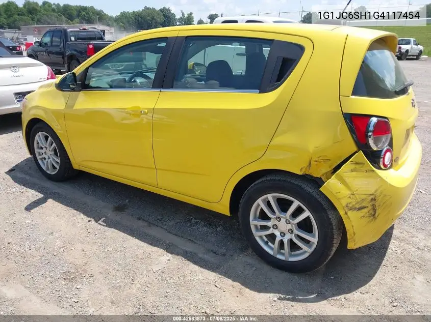 2016 Chevrolet Sonic Lt Auto VIN: 1G1JC6SH1G4117454 Lot: 42683873