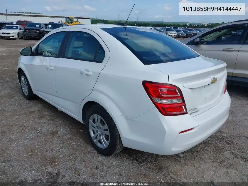 2017 Chevrolet Sonic Ls Auto VIN: 1G1JB5SH9H4144447 Lot: 42681428