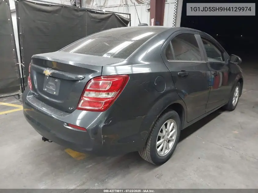 2017 Chevrolet Sonic Lt Auto VIN: 1G1JD5SH9H4129974 Lot: 42778811