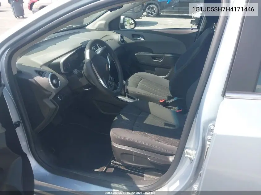 2017 Chevrolet Sonic Lt VIN: 1G1JD5SH7H4171446 Lot: 42806473