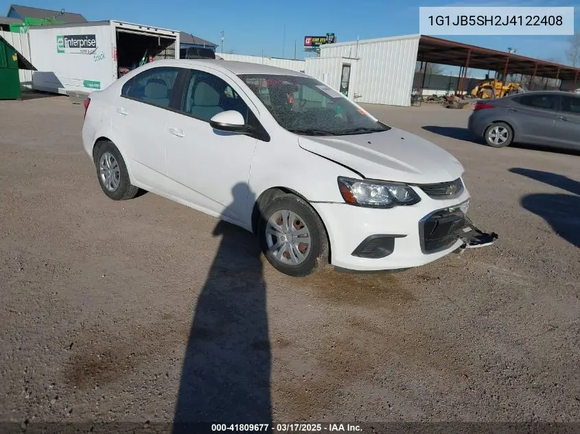 2018 Chevrolet Sonic Ls Auto VIN: 1G1JB5SH2J4122408 Lot: 41809677