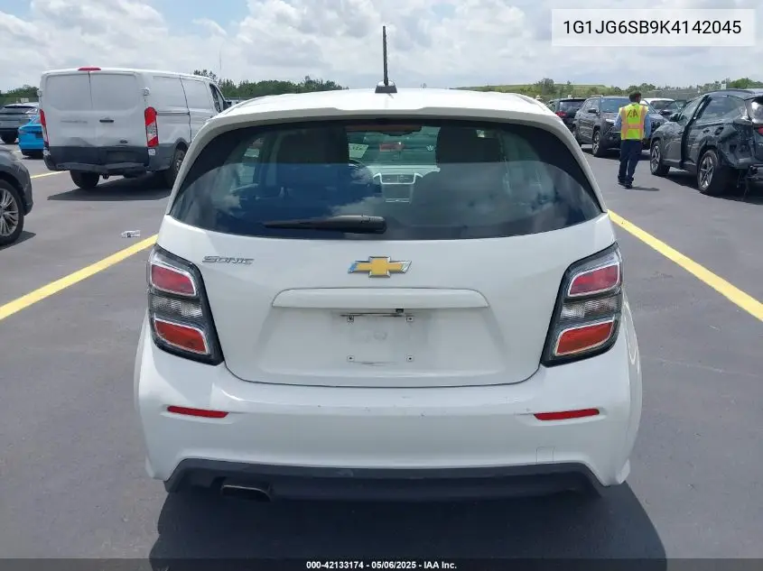 2019 Chevrolet Sonic Lt Auto VIN: 1G1JG6SB9K4142045 Lot: 42133174