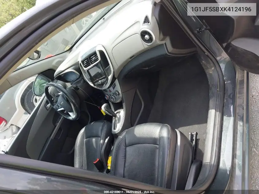 2019 Chevrolet Sonic Premier Auto VIN: 1G1JF5SBXK4124196 Lot: 42169611