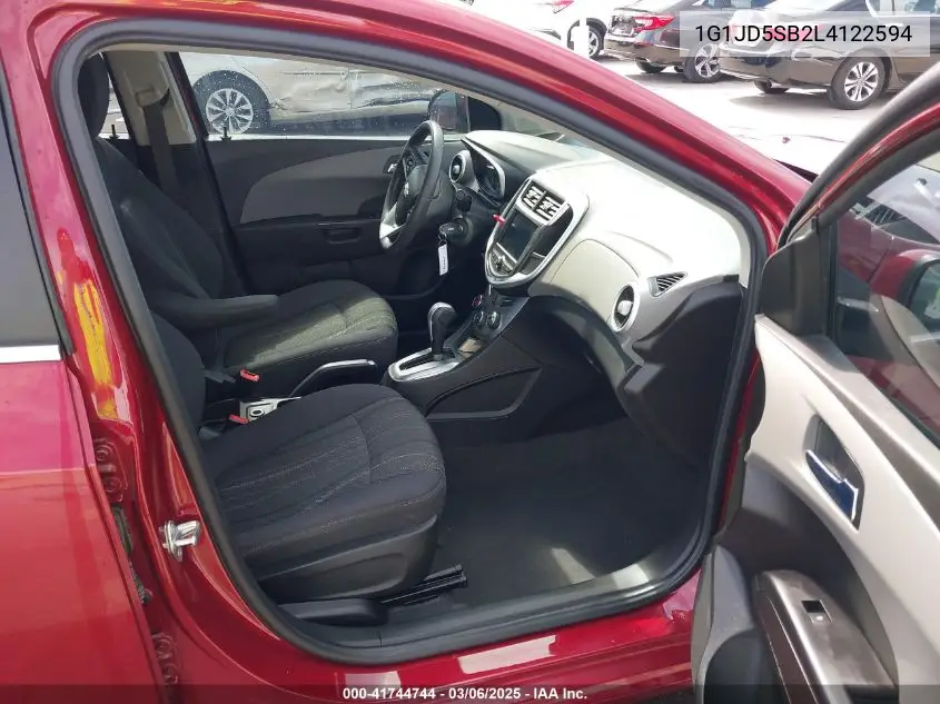 2020 Chevrolet Sonic Fwd Lt VIN: 1G1JD5SB2L4122594 Lot: 41744744