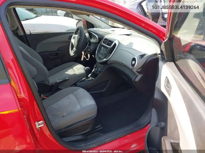 2020 Chevrolet Sonic Fwd Ls VIN: 1G1JB5SB3L4139264 Lot: 41941632