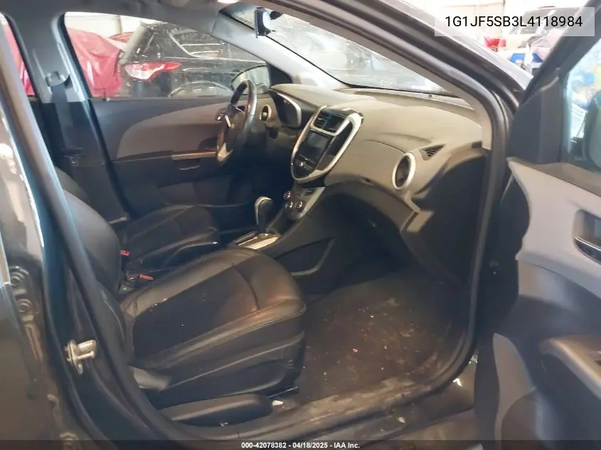 2020 Chevrolet Sonic Fwd Premier VIN: 1G1JF5SB3L4118984 Lot: 42078382