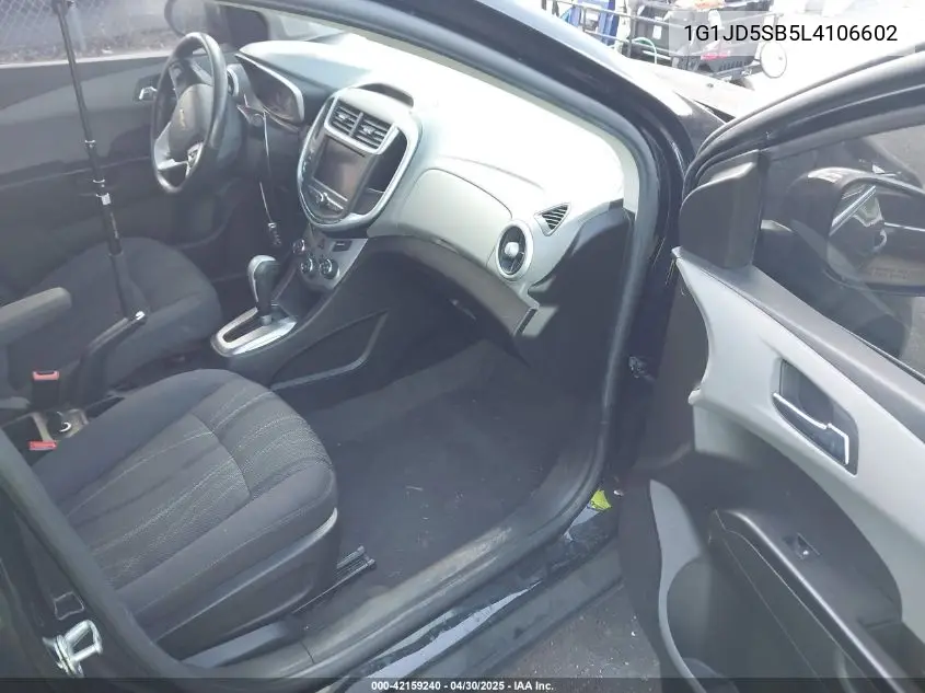 2020 Chevrolet Sonic Fwd Lt VIN: 1G1JD5SB5L4106602 Lot: 42159240