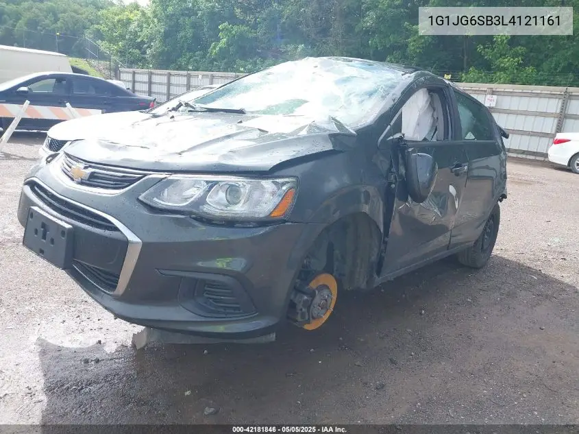 2020 Chevrolet Sonic Fwd 1Fl 5-Door VIN: 1G1JG6SB3L4121161 Lot: 42181846