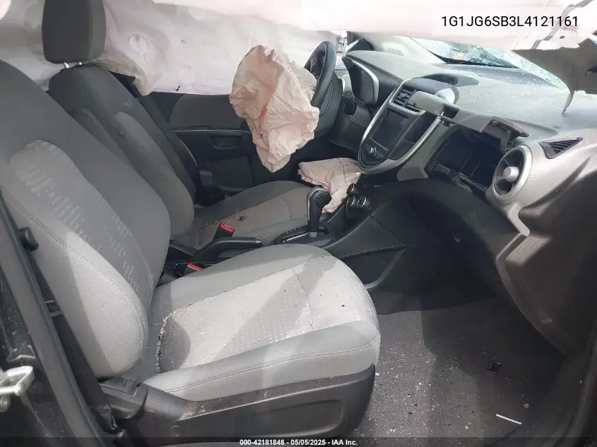 2020 Chevrolet Sonic Fwd 1Fl 5-Door VIN: 1G1JG6SB3L4121161 Lot: 42181846
