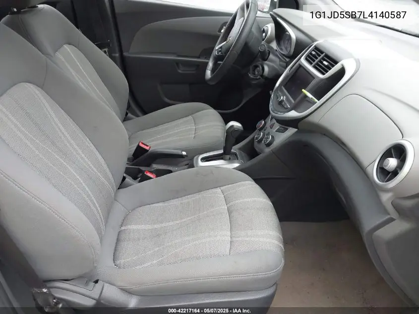 2020 Chevrolet Sonic Fwd Lt VIN: 1G1JD5SB7L4140587 Lot: 42217164