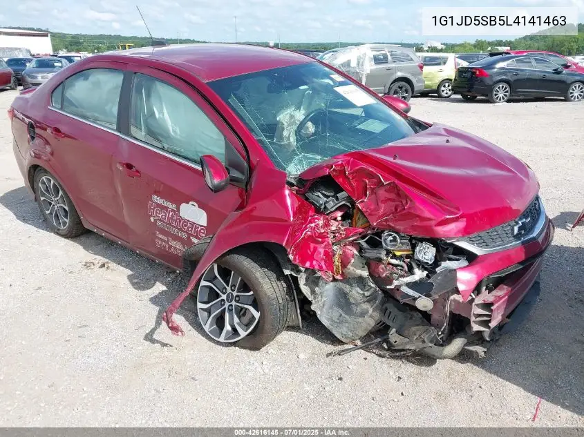 2020 Chevrolet Sonic Fwd Lt VIN: 1G1JD5SB5L4141463 Lot: 42616145