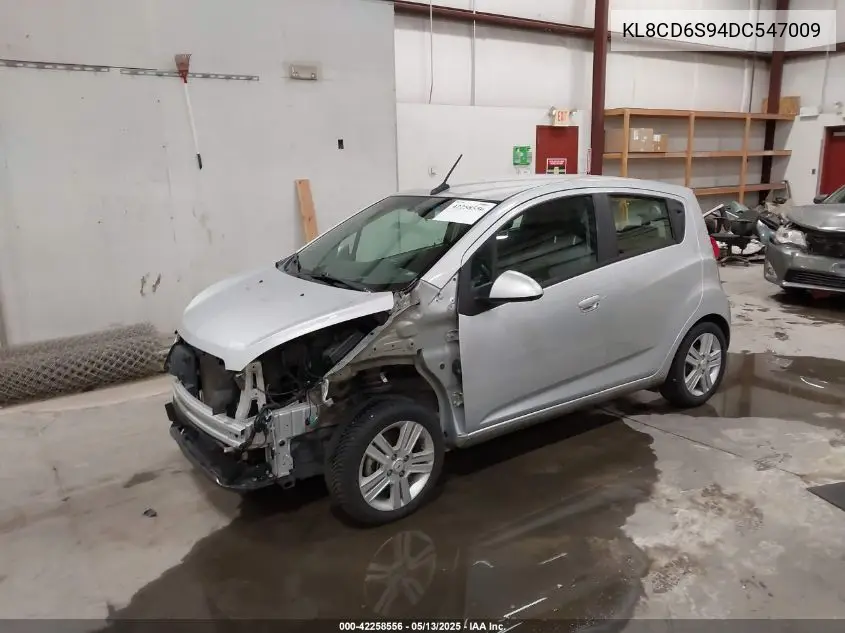 2013 Chevrolet Spark 1Lt Auto VIN: KL8CD6S94DC547009 Lot: 42258556