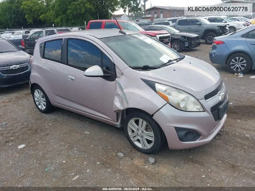 2013 Chevrolet Spark 1Lt Auto VIN: KL8CD6S90DC620778 Lot: 42590195