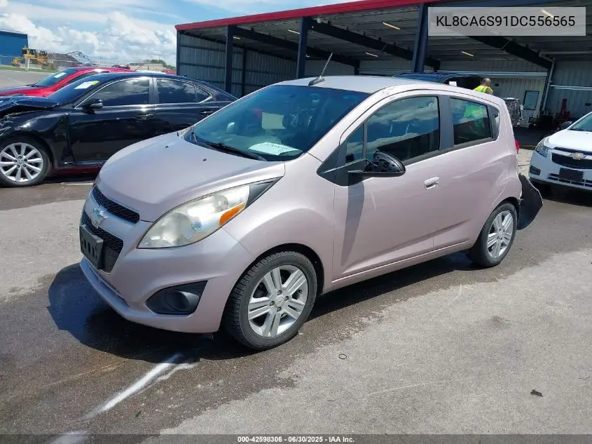 2013 Chevrolet Spark Ls Manual VIN: KL8CA6S91DC556565 Lot: 42598306