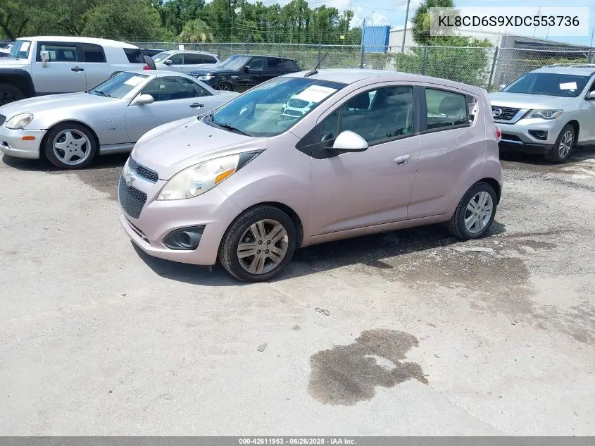 2013 Chevrolet Spark 1Lt Auto VIN: KL8CD6S9XDC553736 Lot: 42611953