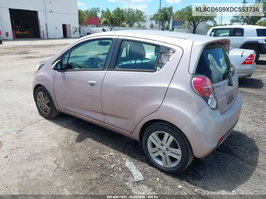 2013 Chevrolet Spark 1Lt Auto VIN: KL8CD6S9XDC553736 Lot: 42611953