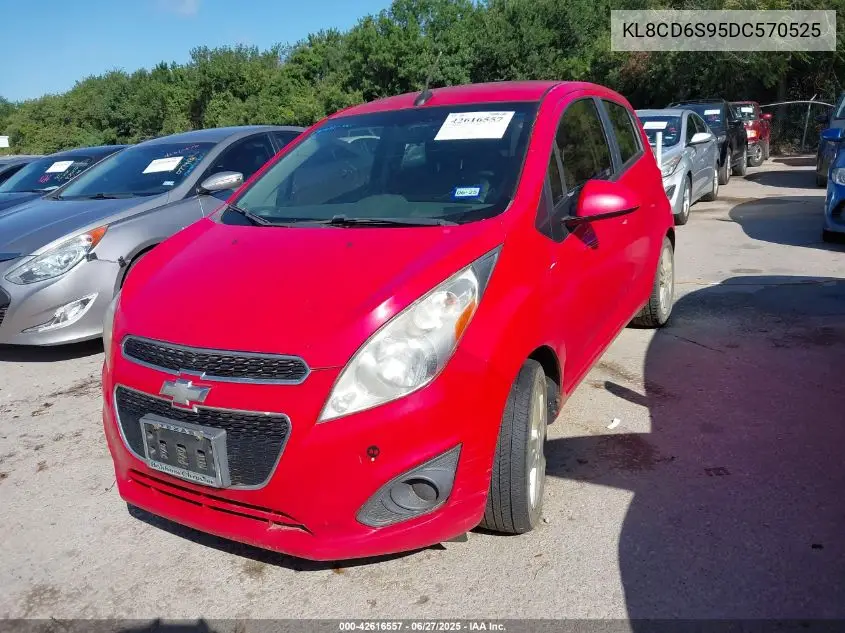 2013 Chevrolet Spark 1Lt Auto VIN: KL8CD6S95DC570525 Lot: 42616557