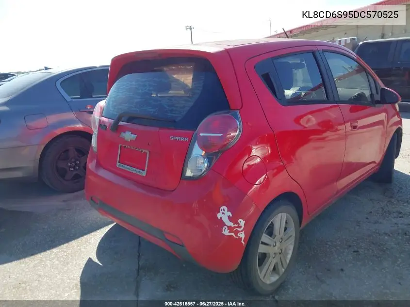 2013 Chevrolet Spark 1Lt Auto VIN: KL8CD6S95DC570525 Lot: 42616557