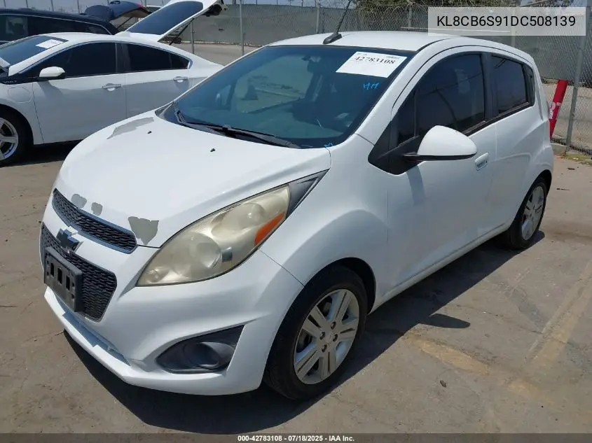 2013 Chevrolet Spark Ls Auto VIN: KL8CB6S91DC508139 Lot: 42783108