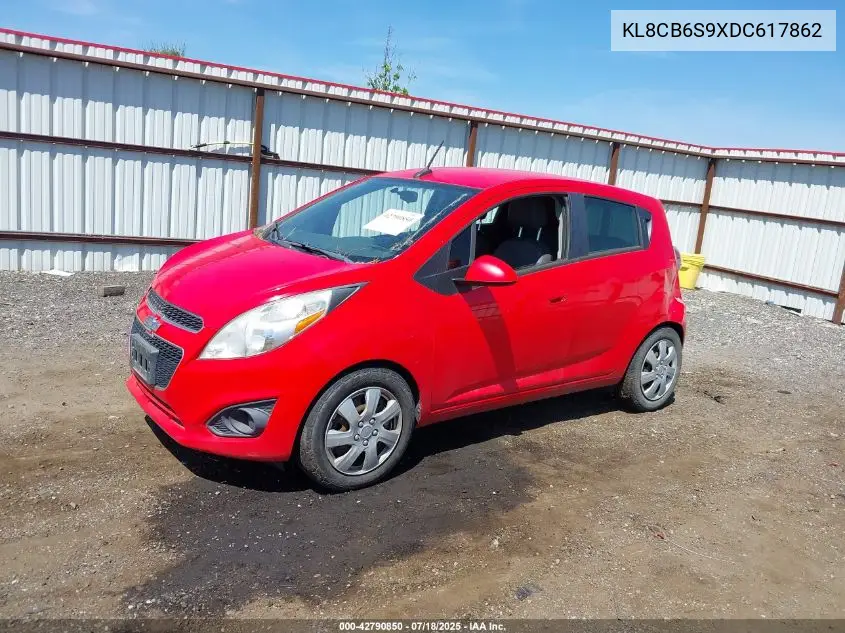 2013 Chevrolet Spark Ls Auto VIN: KL8CB6S9XDC617862 Lot: 42790850