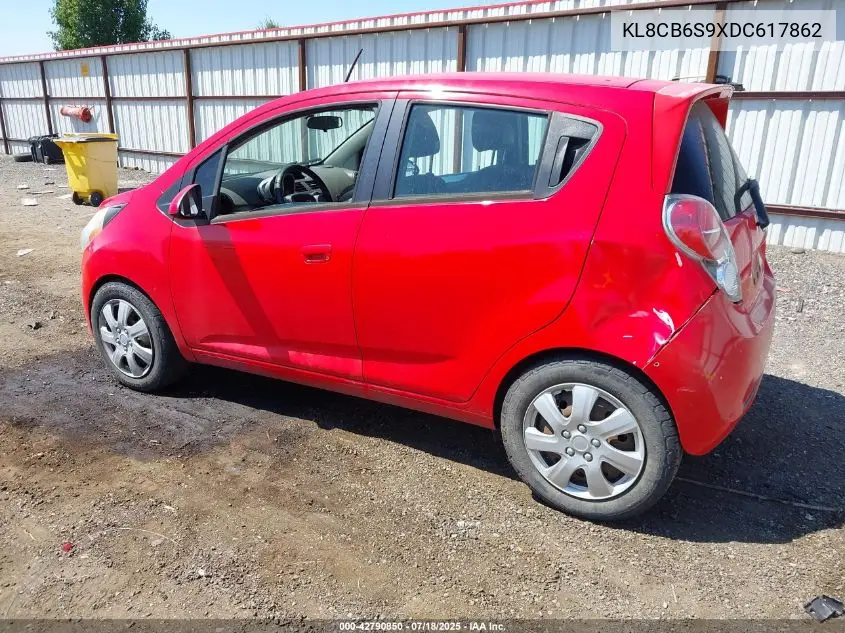 2013 Chevrolet Spark Ls Auto VIN: KL8CB6S9XDC617862 Lot: 42790850