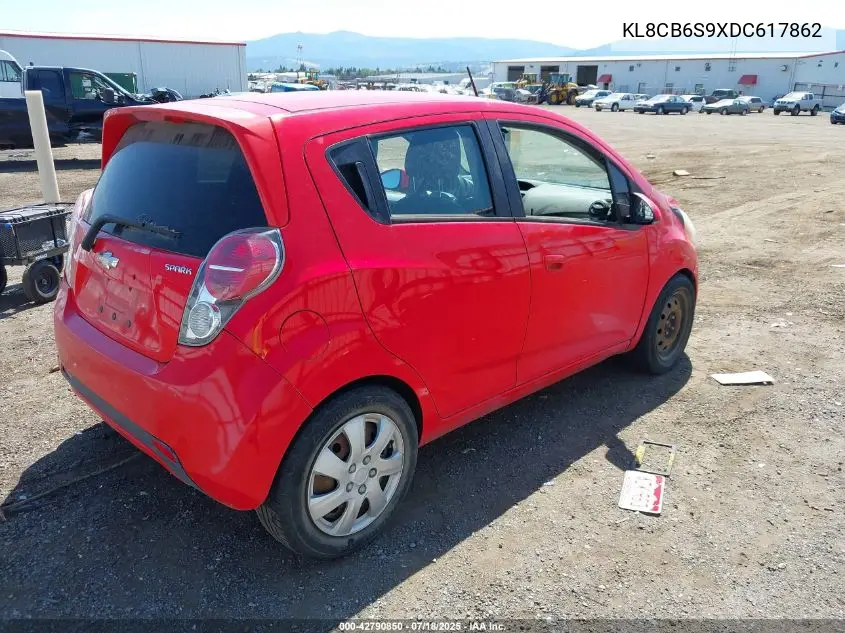 2013 Chevrolet Spark Ls Auto VIN: KL8CB6S9XDC617862 Lot: 42790850